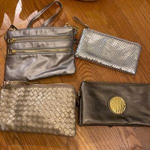 Cross body bags and clutches